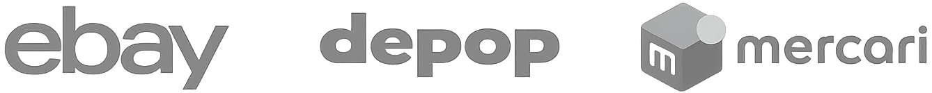Supported platforms: eBay, Depop, Mercari