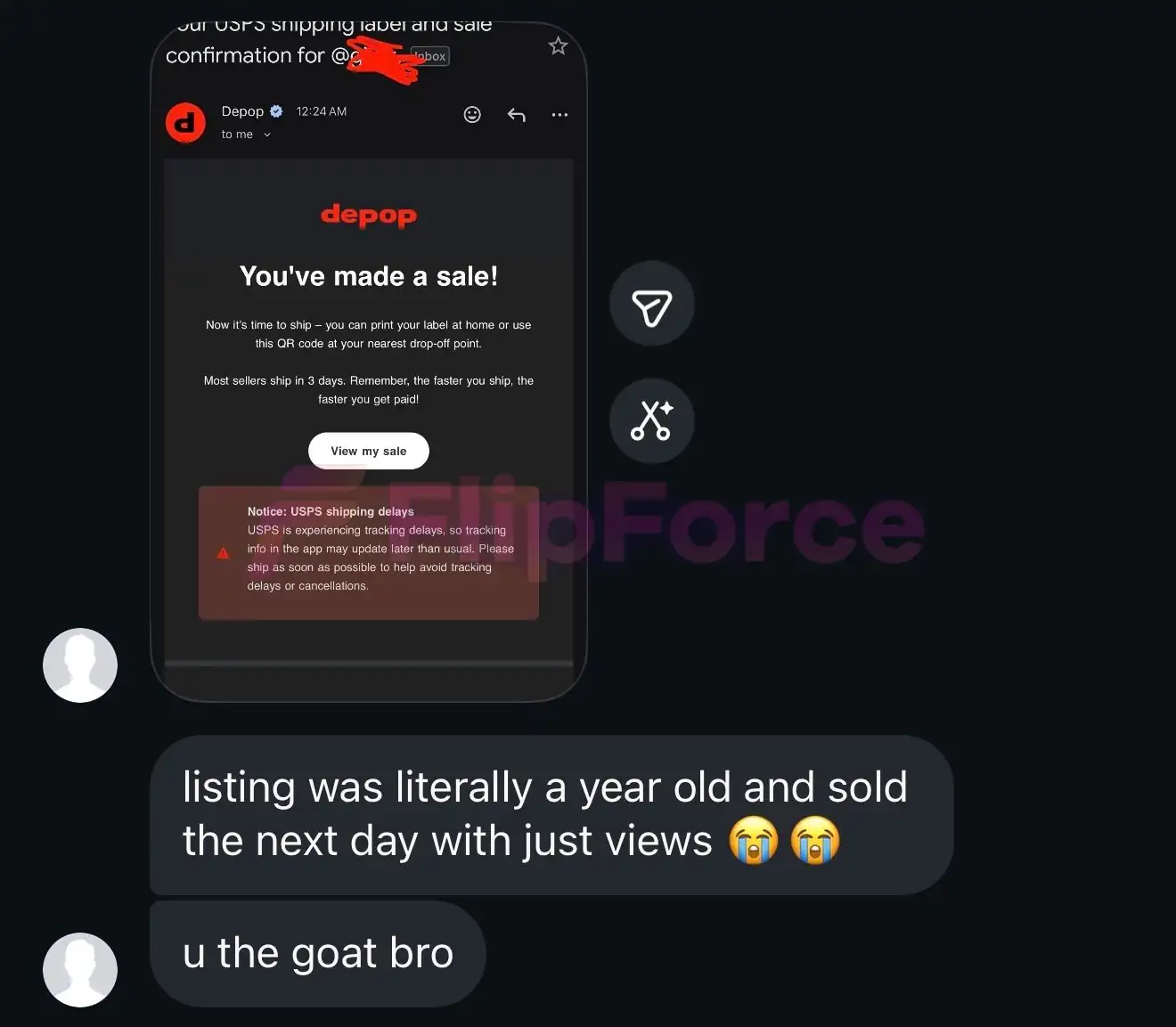 FlipForce seller testimonial