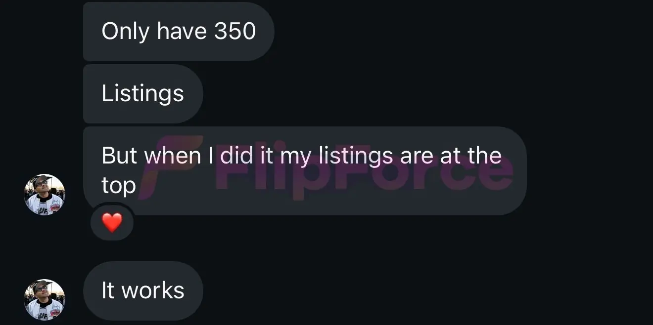 FlipForce seller testimonial