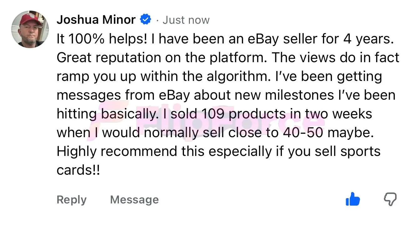 FlipForce seller testimonial